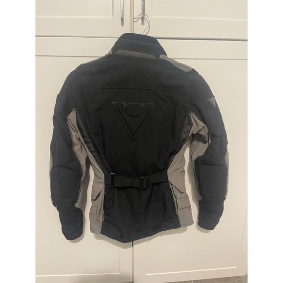 REV’IT Women’s Motorcycle Jacket Black Grey Sz 34 - Picture 2 of 12
